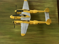 Racing a 1/144 P-38 4