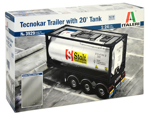 Italeri 1/24 Tecnokar Trailer with 20' Tank