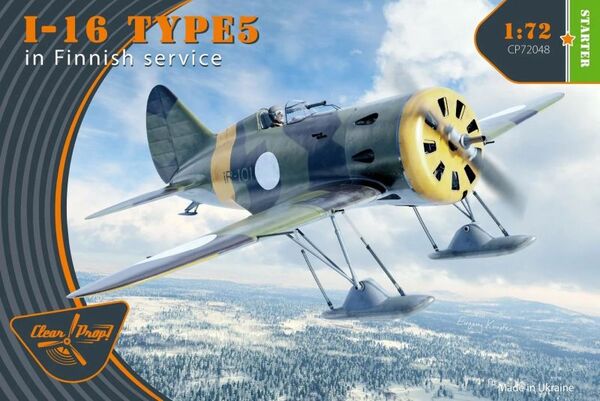 Clear Prop 1/72 I-16 Type 5 In Finnish Service