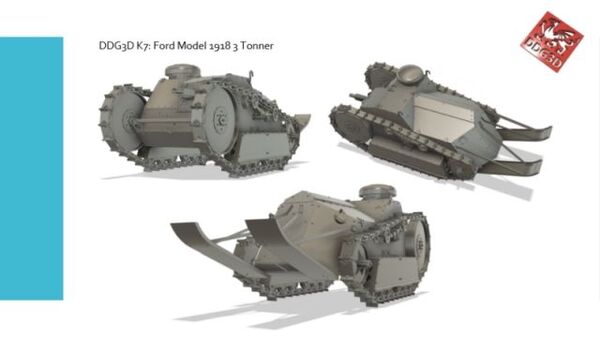 DDG3D 1/72 Ford Model 1918 3 Tonner
