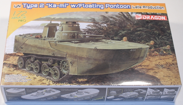 Dragon 1/72 Type 2 "Ka-Mi" w/Floating Pontoon Late Production