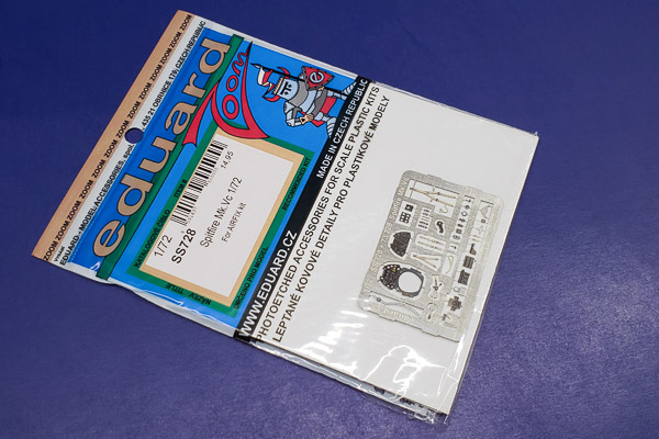 Eduard Zoom 1/72 Photoetch for the Airfix Spitfire Mk Vc