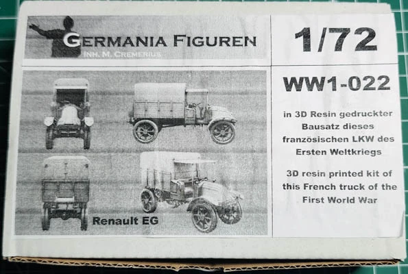 Germania Figuren 1/72 Renault EG WWI Truck