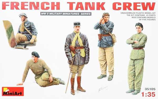 MiniArt 1/35 French Tank Crew