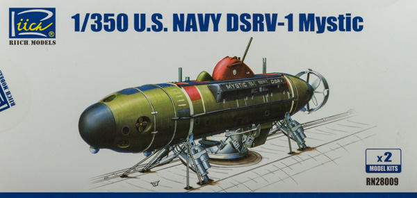 Riich 1/350 US Navy Deep Submergence Rescue Vehicle DSRV-1 Mystic