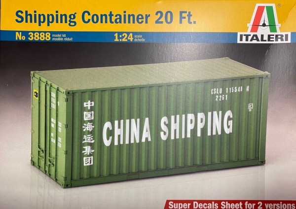Italeri 1/24 20 Ft Container