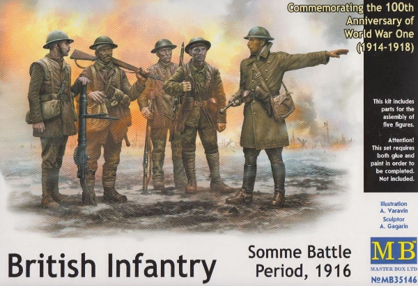 Master Box 1/35 British Infantry, Somme Battle Period, 1916