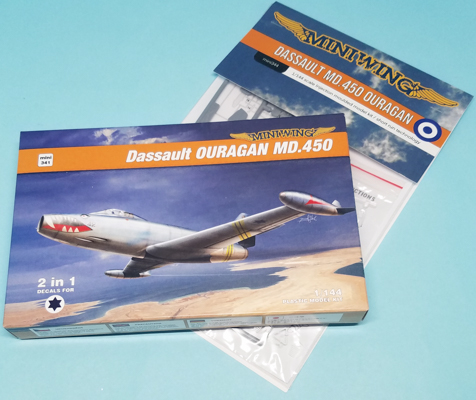 Miniwing 1/144 Dassault M.D.450 Ouragan