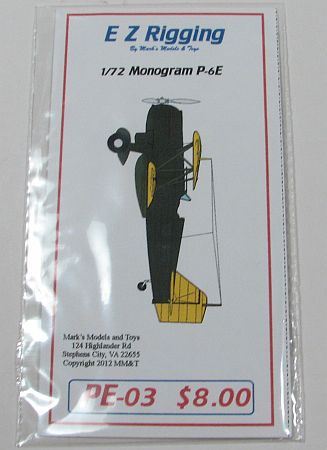 Starfighter Decals 1/72 Monogram P-6E EZ Rigging