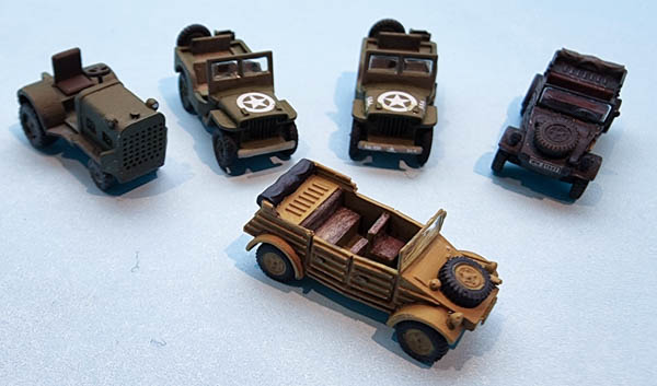 A Type-Trio of 1/144 Vehicles