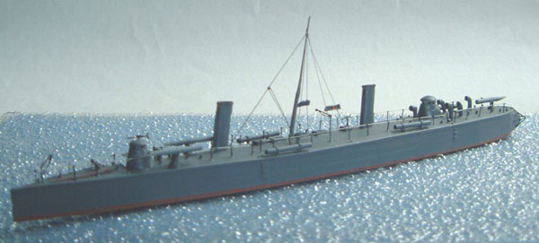 Scratchbuilt 1/144 torpedo boat USS Winslow